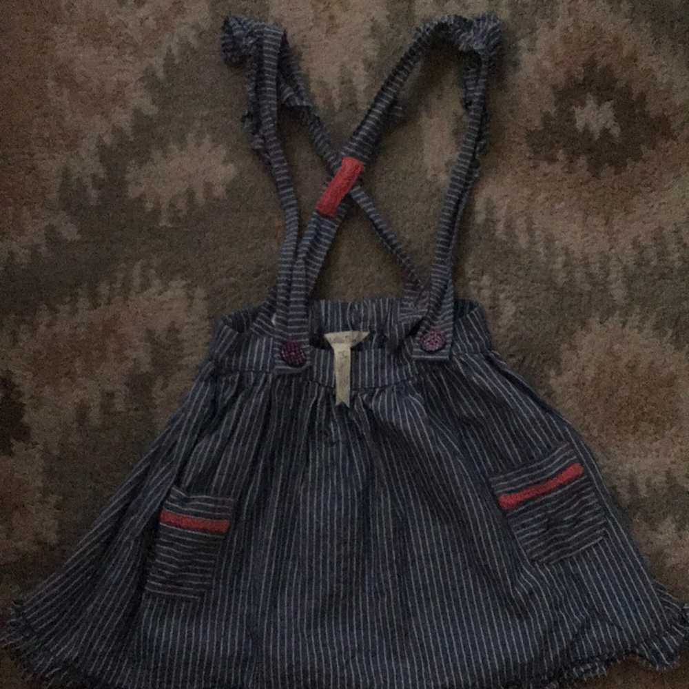 Matilda Jane skirt overalls